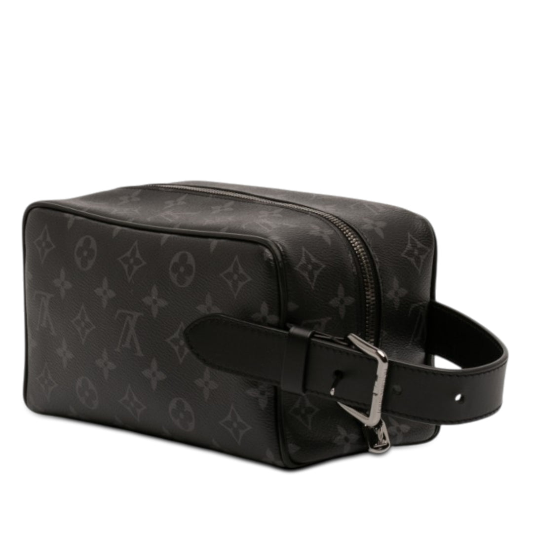 Louis Vuitton Monogram Eclipse Locker Dopp Kit Pochette