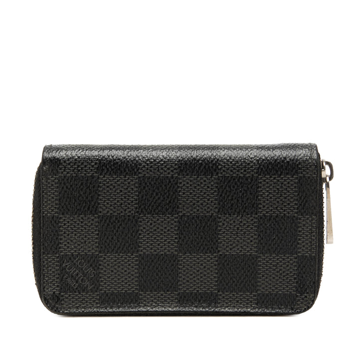 Louis Vuitton Zippy Porte-monnaie Damier Graphite Noir – vue principale – GABY PARIS