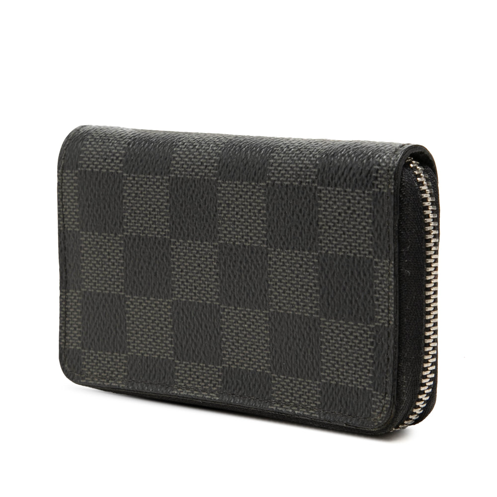 Louis Vuitton Zippy Porte-monnaie Damier Graphite Noir – vue 2 – GABY PARIS