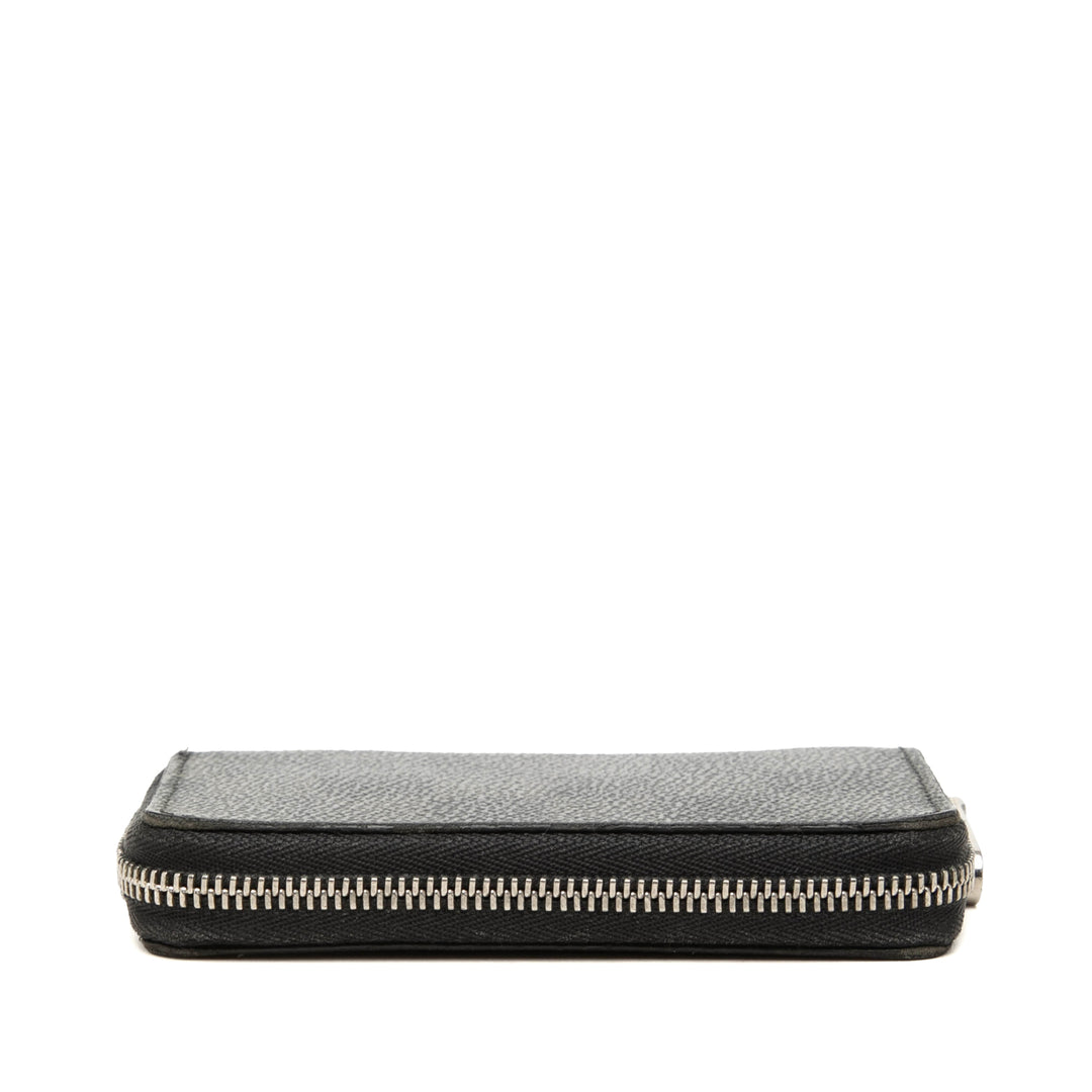 Louis Vuitton Zippy Porte-monnaie Damier Graphite Noir – vue 3 – GABY PARIS