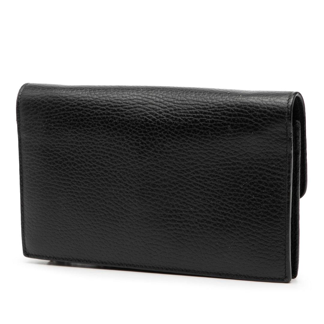 Gucci Dollar Cuir de veau Interlocking G Wallet on Chain