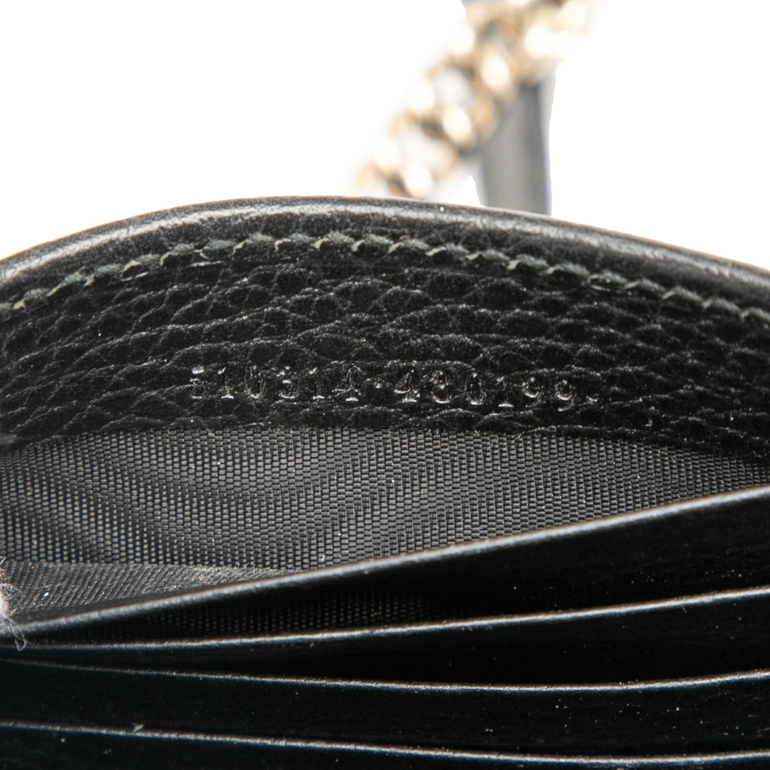 Gucci Dollar Cuir de veau Interlocking G Wallet on Chain