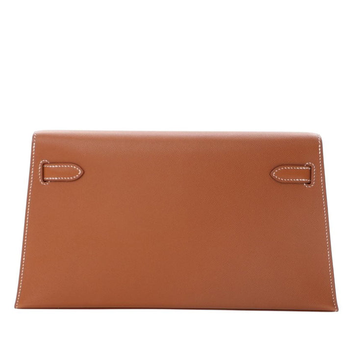Hermès Veau Madame Kelly Elan Marron – GABY PARIS Authentique