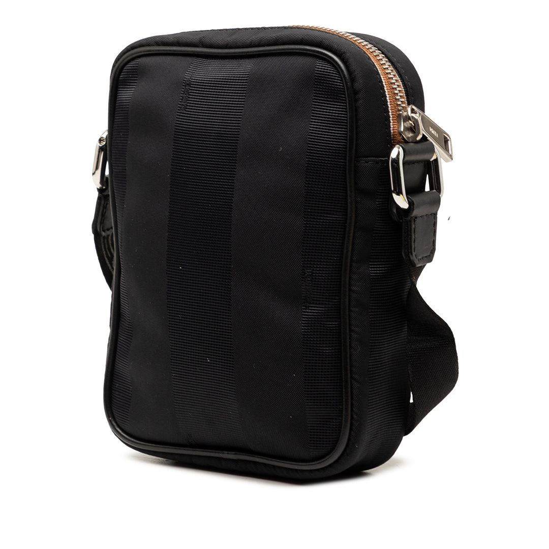 Fendi Small Pequin Nylon Roma Amor Messenger Sac
