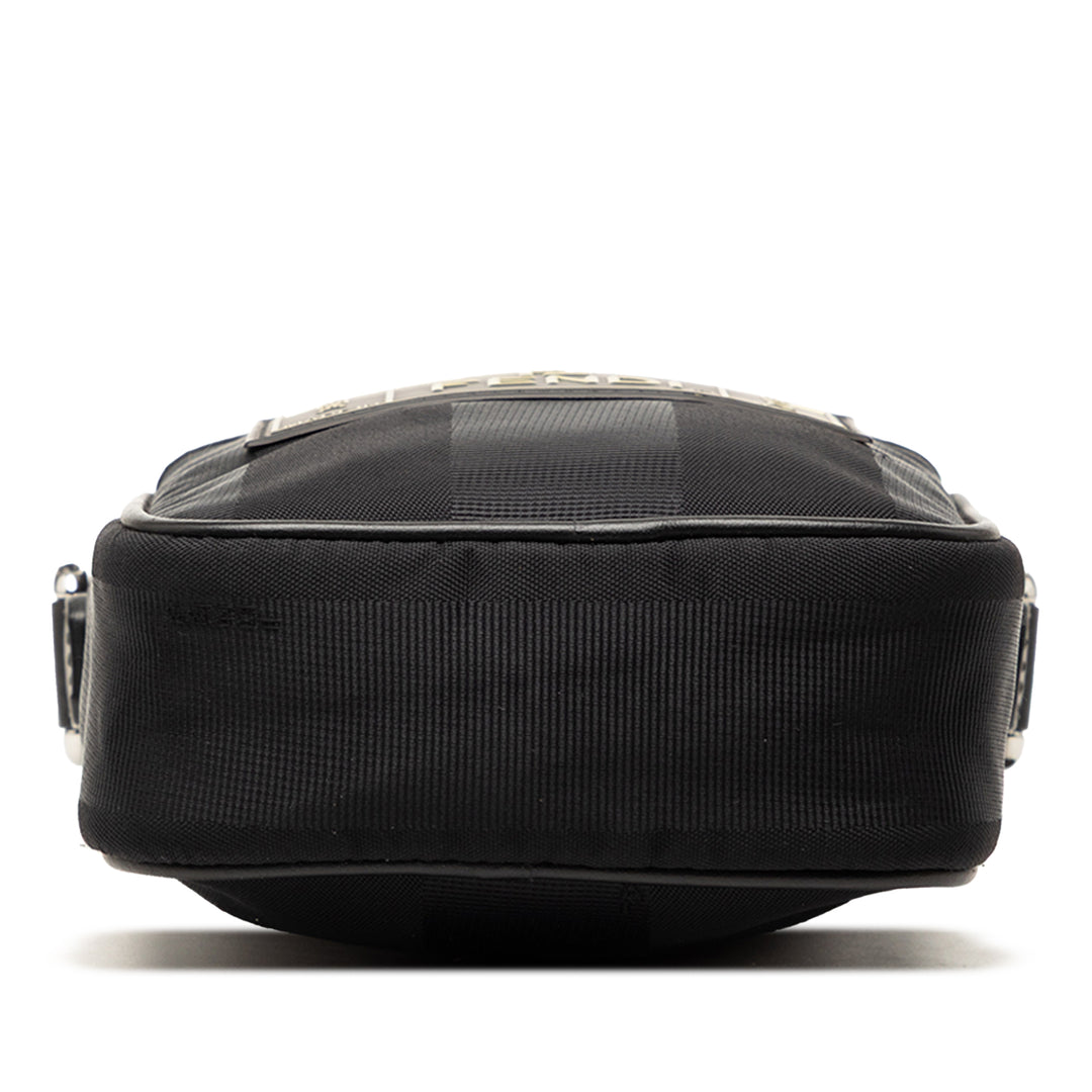 Fendi Small Pequin Nylon Roma Amor Messenger Sac