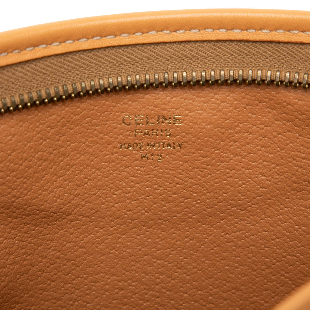 Celine Macadam Pochette Toile enduite Marron – vue 5 – GABY PARIS