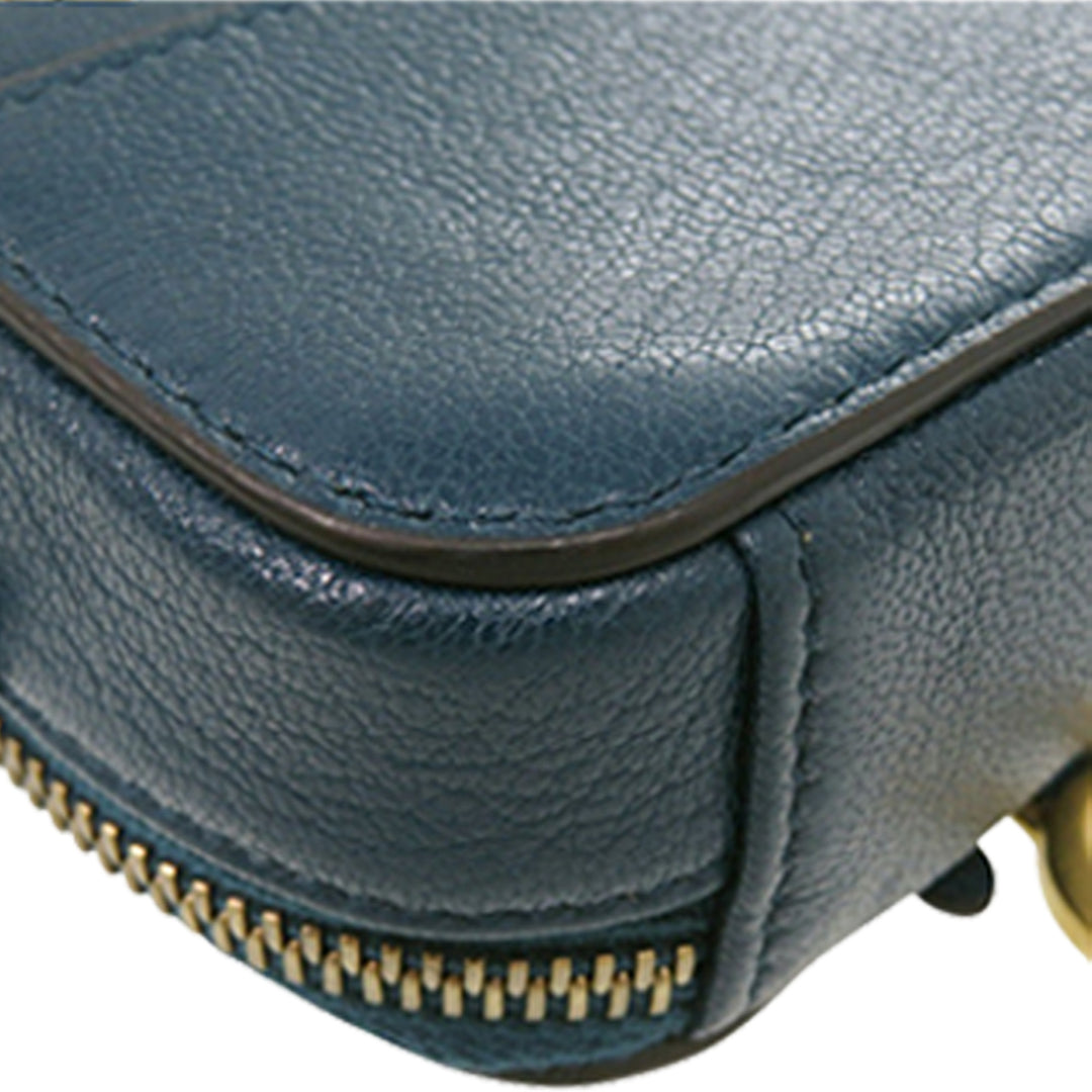 Dior Mini Cuir de chèvre Saddle Pochette
