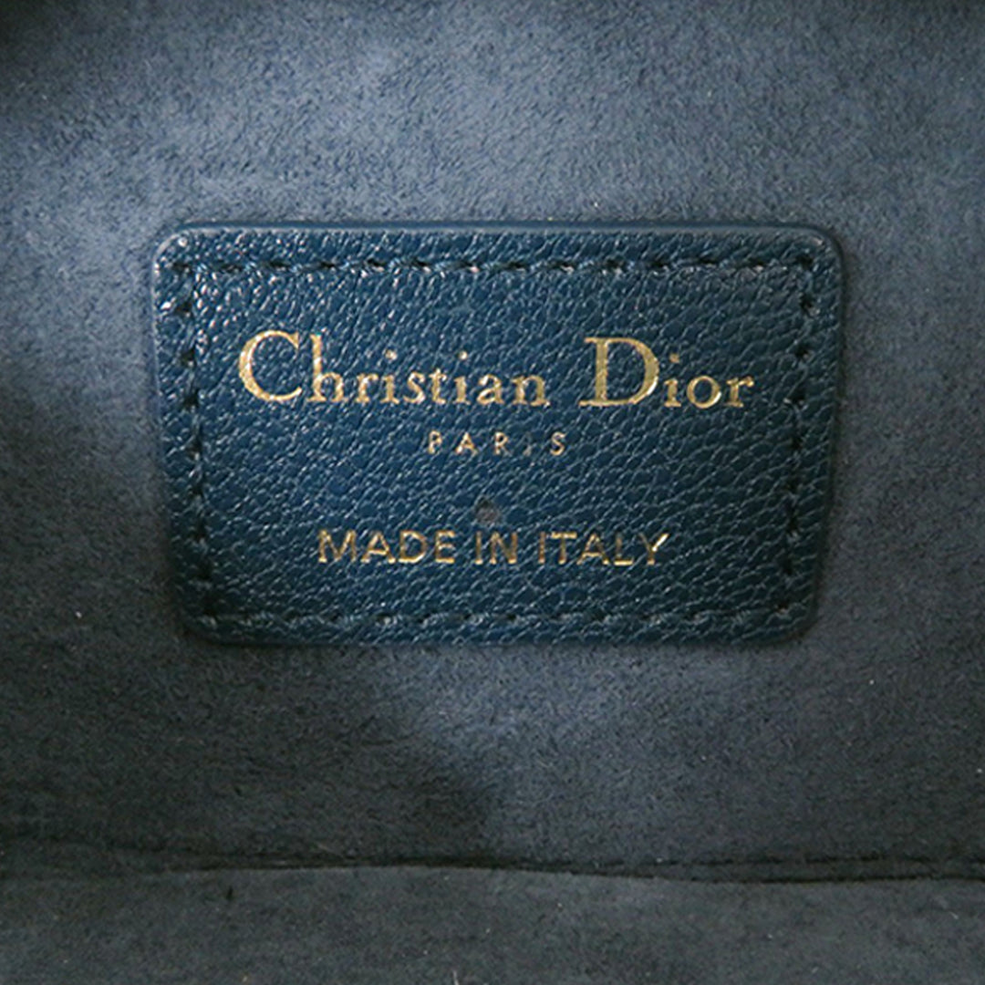 Dior Mini Cuir de chèvre Saddle Pochette
