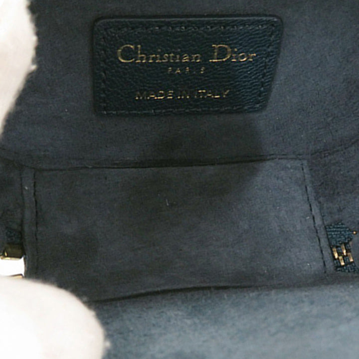 Dior Mini Cuir de chèvre Saddle Pochette