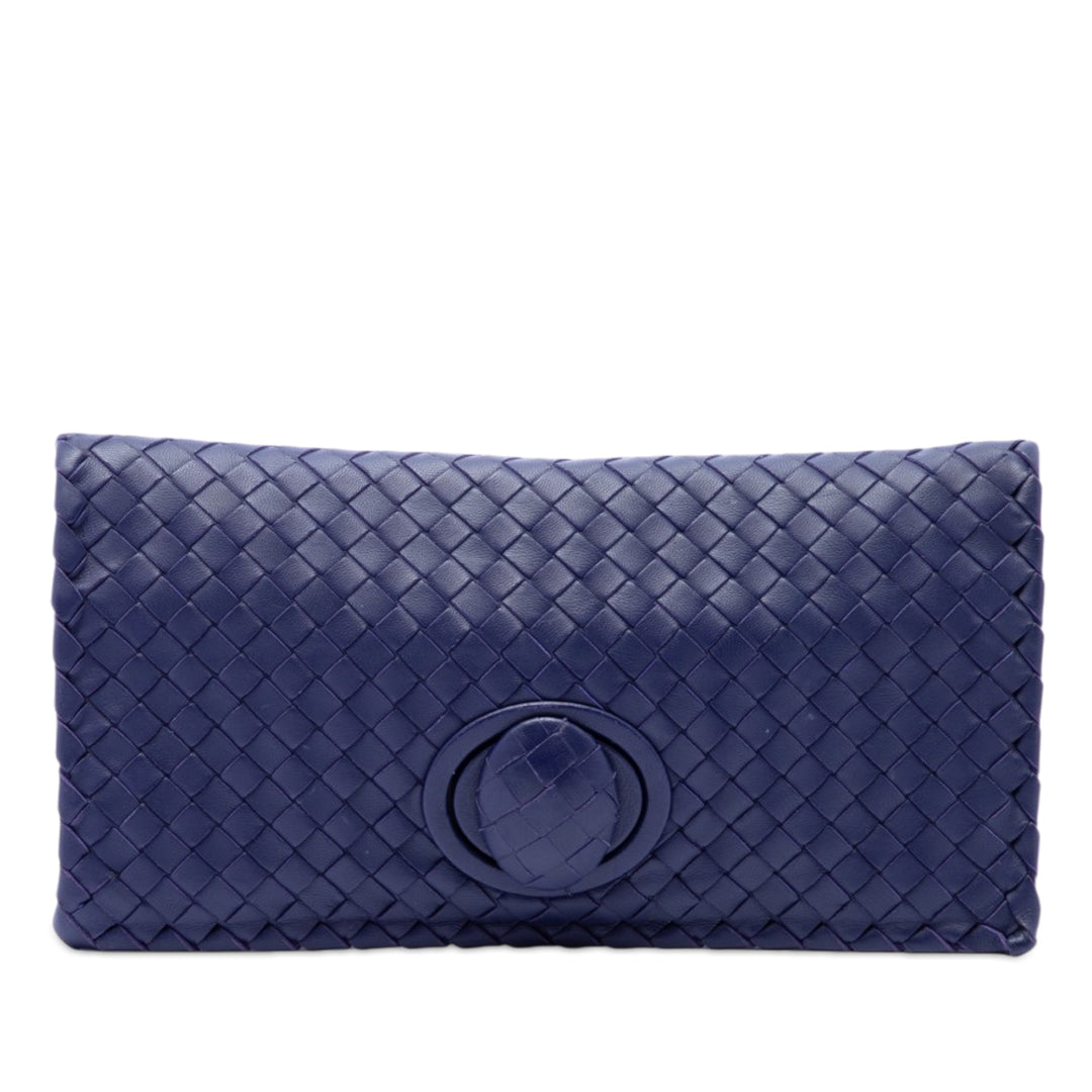 Bottega Veneta Nappa Intrecciato Turn Lock Pochette