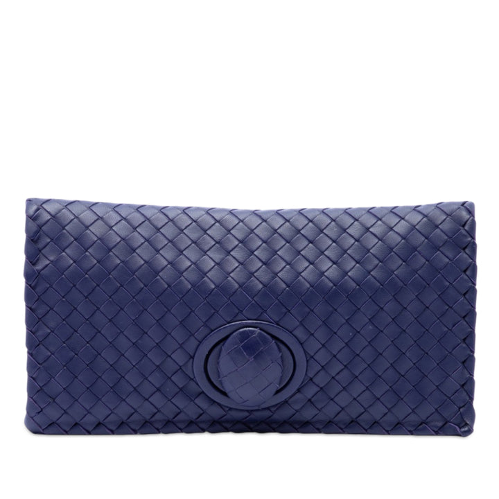 Bottega Veneta Nappa Intrecciato Turn Lock Pochette