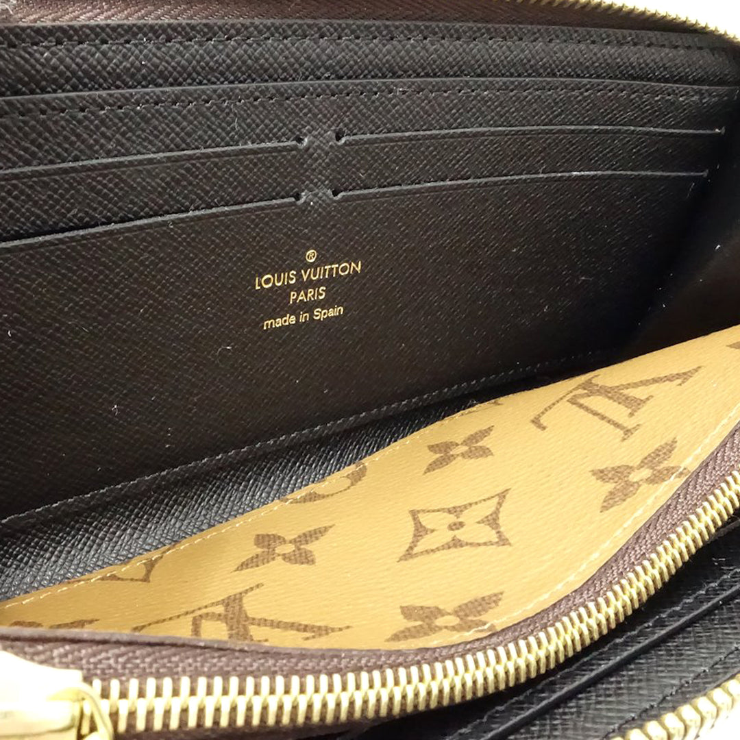 Louis Vuitton Monogram Reverse Clemence Portefeuille long