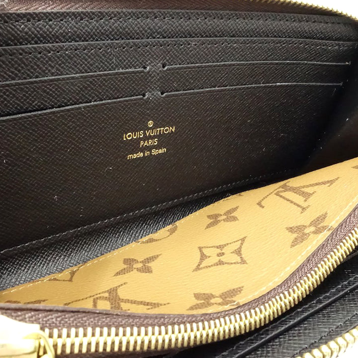 Louis Vuitton Monogram Reverse Clemence Portefeuille long