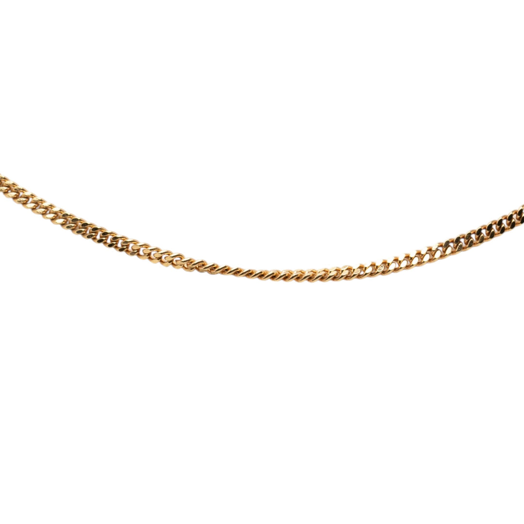 Dior plaqué CD Logo Chain Collier