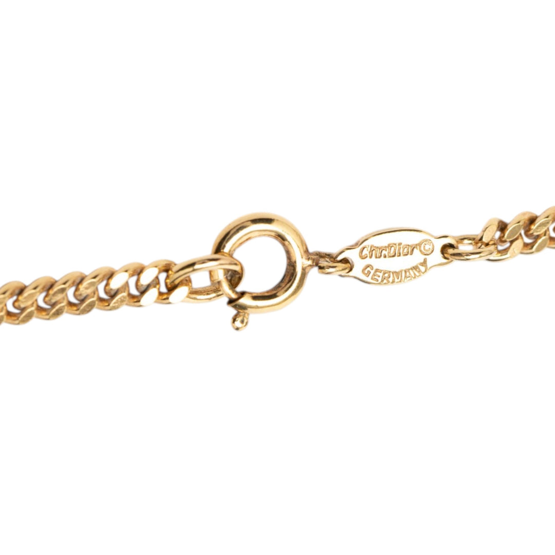 Dior plaqué CD Logo Chain Collier