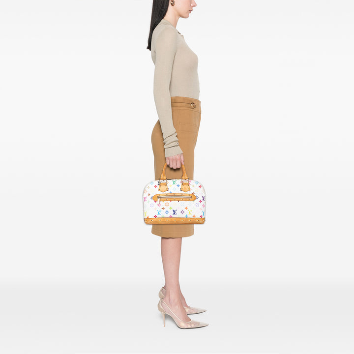 Monogram Multicolore Alma PM White - Gaby Paris