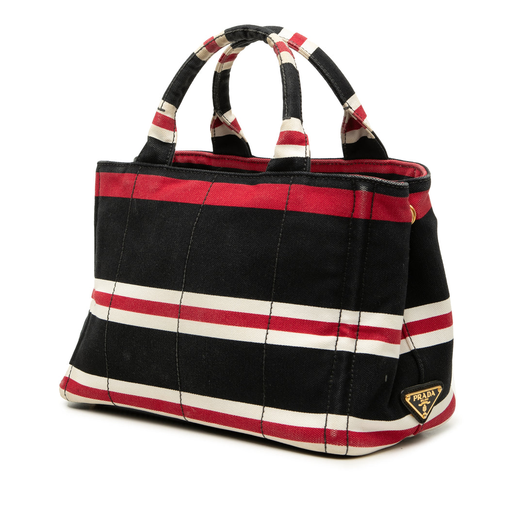 Canapa Logo Stripes Cabas Petit Noir