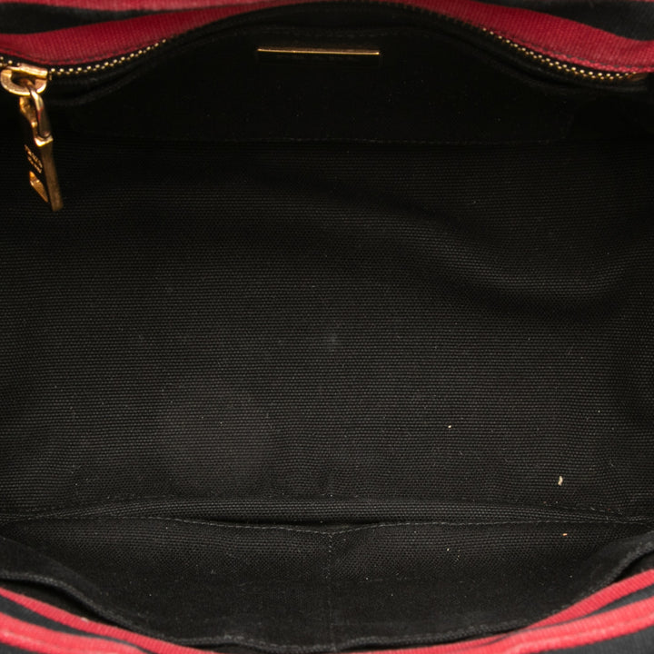 Canapa Logo Stripes Cabas Petit Noir