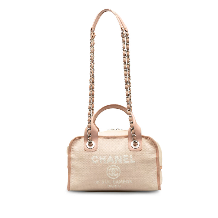 Small Deauville Bowling Satchel Pink - Gaby Paris