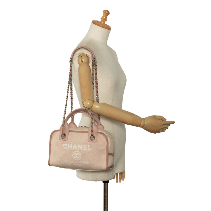 Small Deauville Bowling Satchel Pink - Gaby Paris