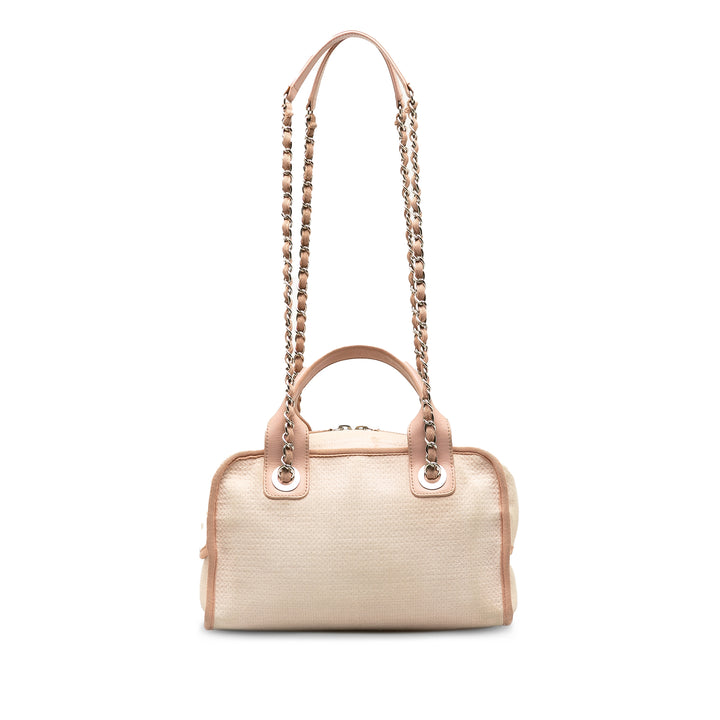 Small Deauville Bowling Satchel Pink - Gaby Paris