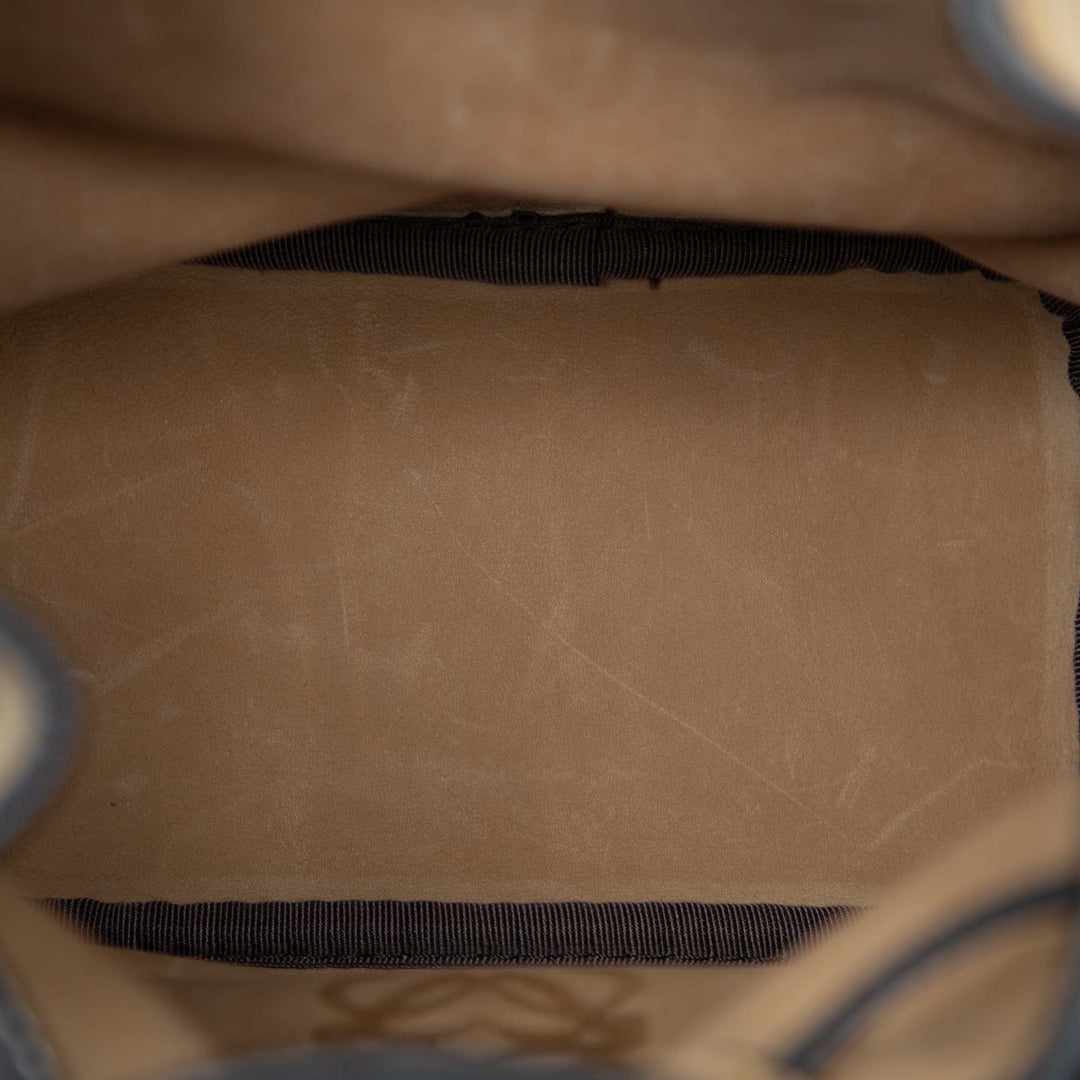 LOEWE Daim Anagram Drawstring Bucket Sac