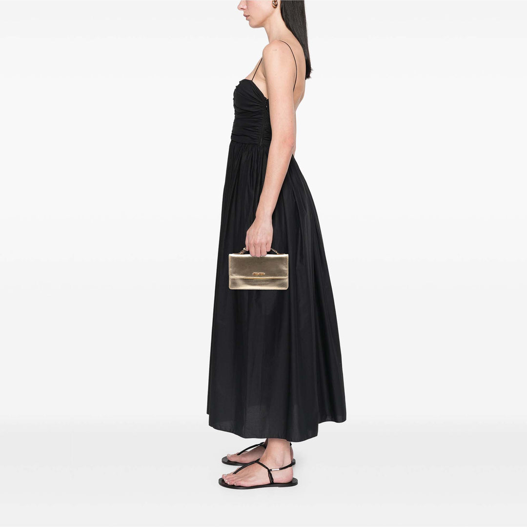 Métallisé Portefeuille Sac Doré