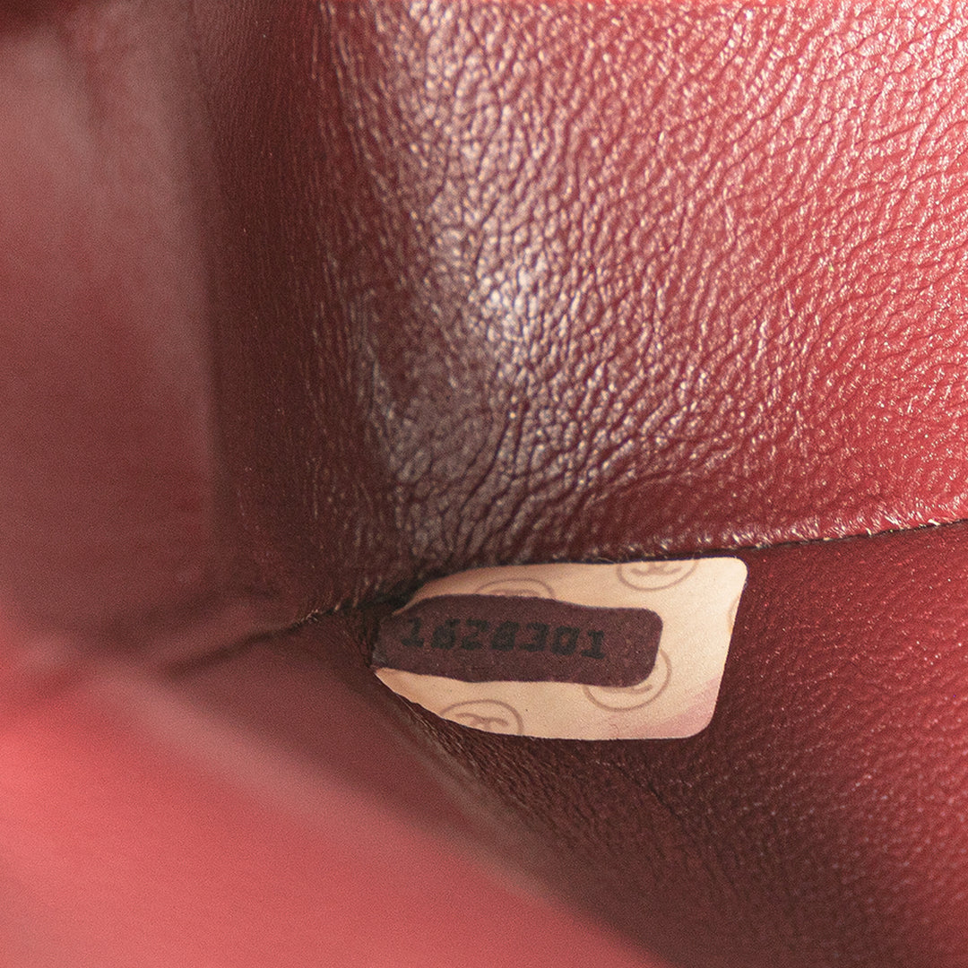 Small Classic Lambskin Double Flap Black - Gaby Paris
