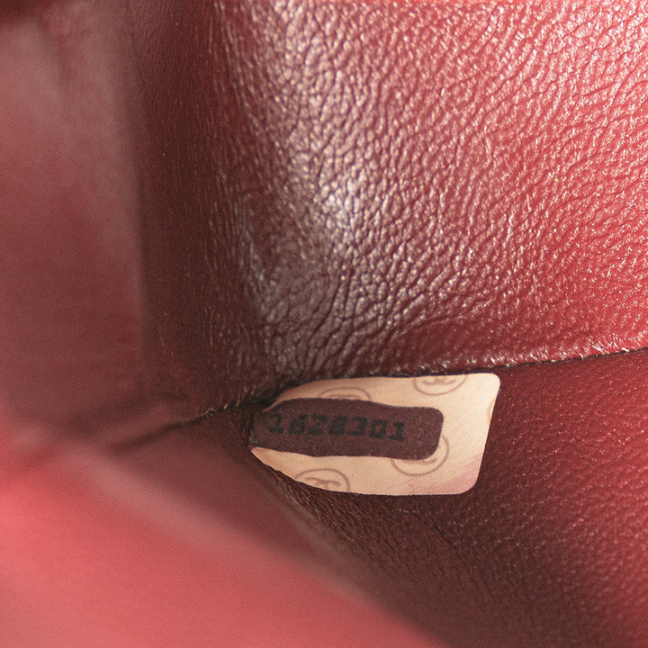 Small Classic Lambskin Double Flap Black - Gaby Paris