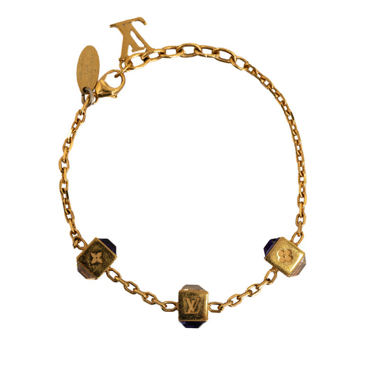 Gamble Crystal Bracelet Gold - Gaby Paris