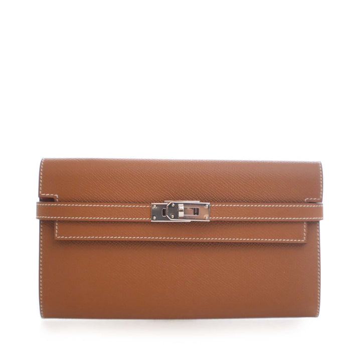 Hermès Epsom Kelly Longue Portefeuille – GABY PARIS Authentique