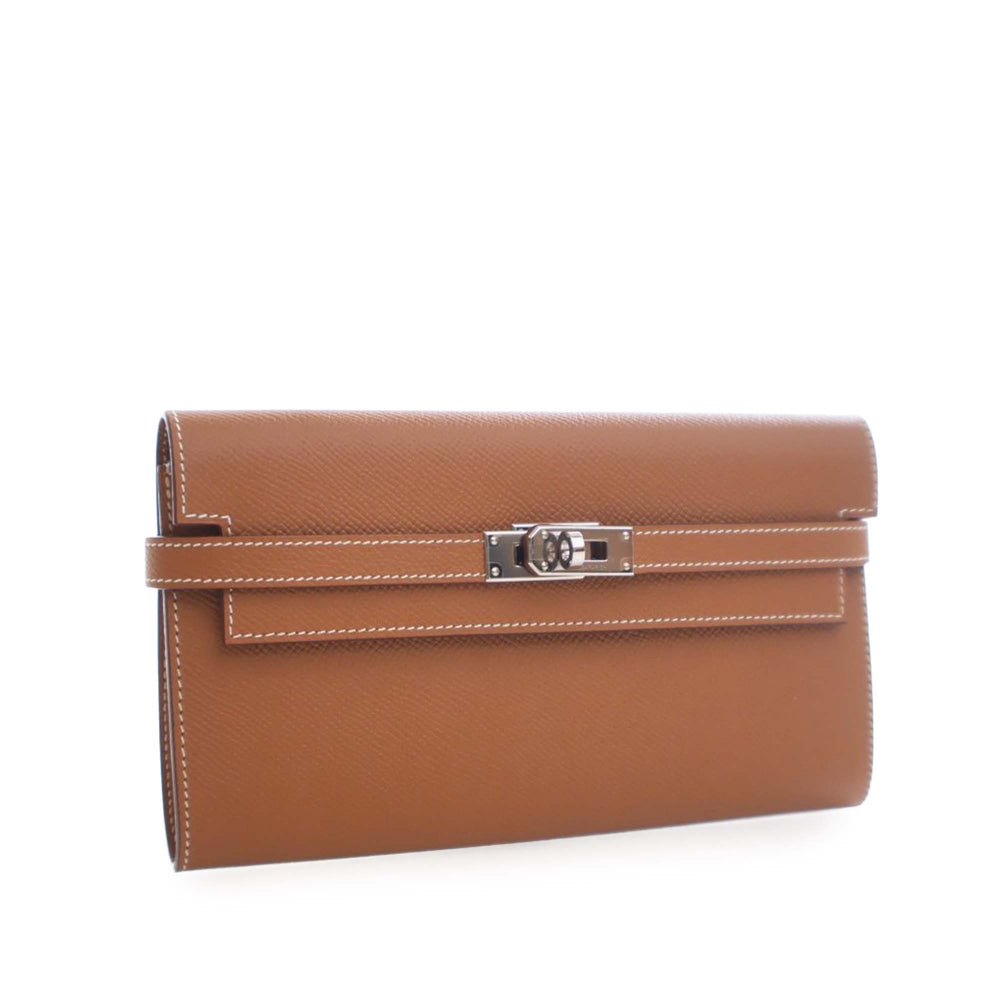Hermès Epsom Kelly Longue Portefeuille – GABY PARIS Authentique