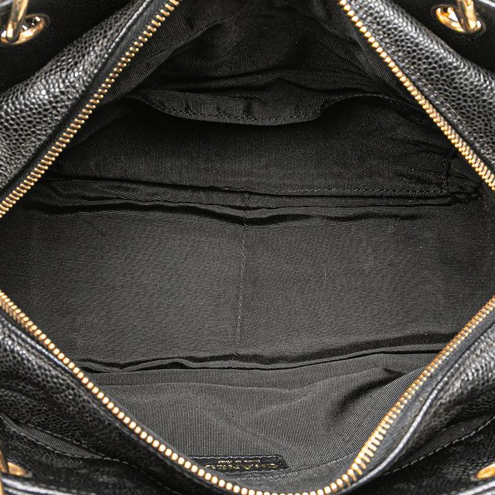Petite Caviar Timeless Tote Black - Gaby Paris