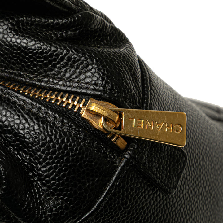 Petite Caviar Timeless Tote Black - Gaby Paris
