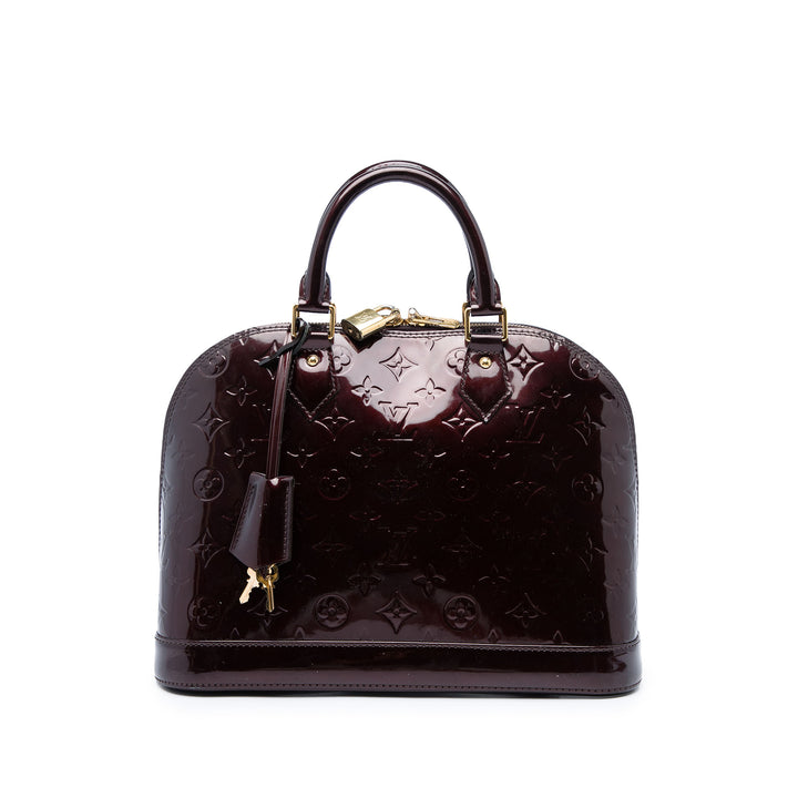 Louis Vuitton Alma PM Cuir verni Monogram Violet