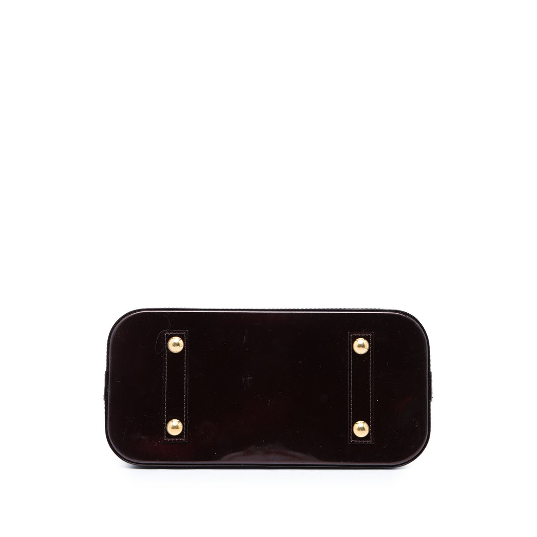 Louis Vuitton Alma PM Cuir verni Monogram Violet