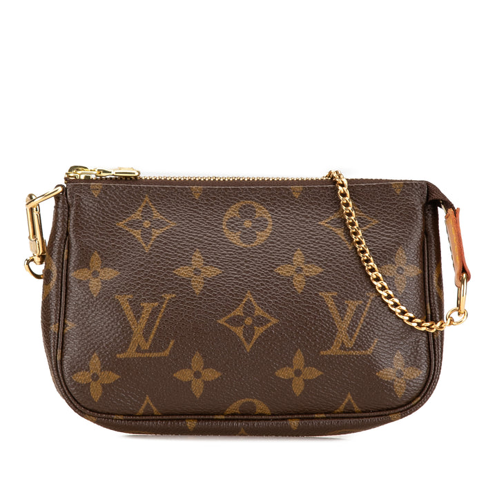 Monogram Mini Pochette Accessoires Brown - Gaby Paris