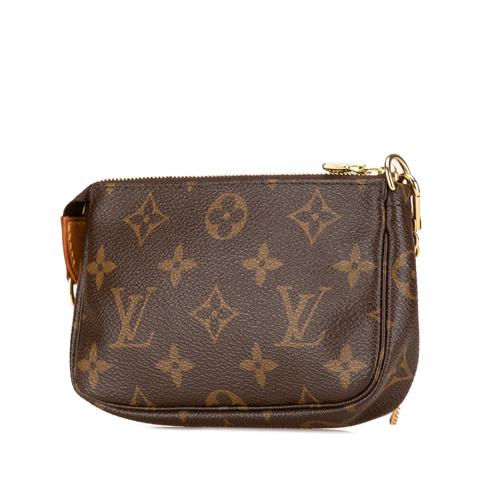 Monogram Mini Pochette Accessoires Brown - Gaby Paris