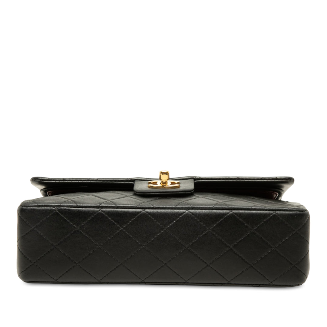 Chanel Classic Double rabat Moyen Cuir d'agneau Noir – vue 3 – GABY PARIS