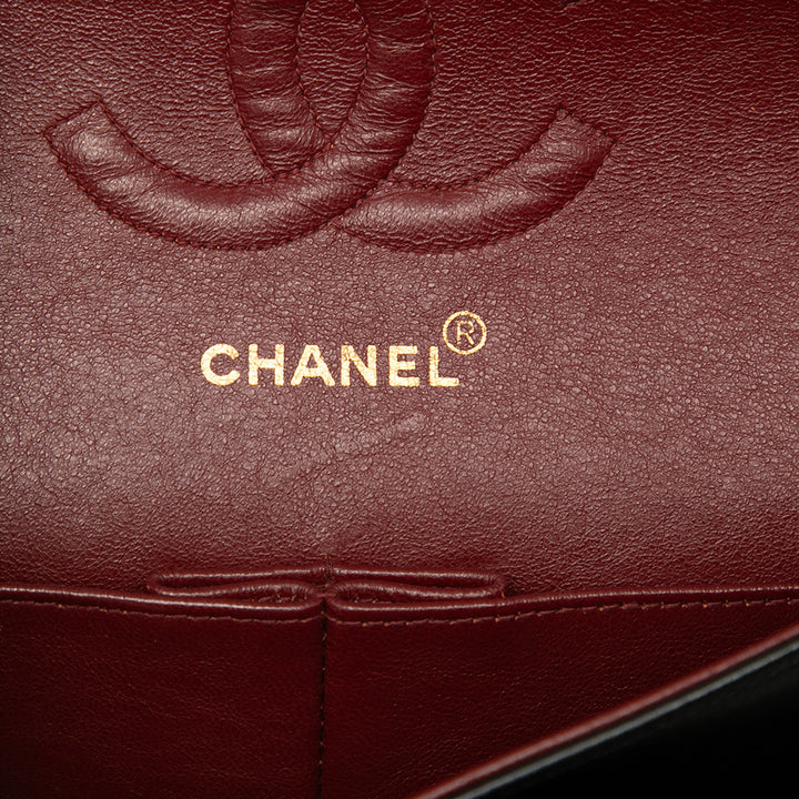 Chanel Classic Double rabat Moyen Cuir d'agneau Noir – vue 5 – GABY PARIS