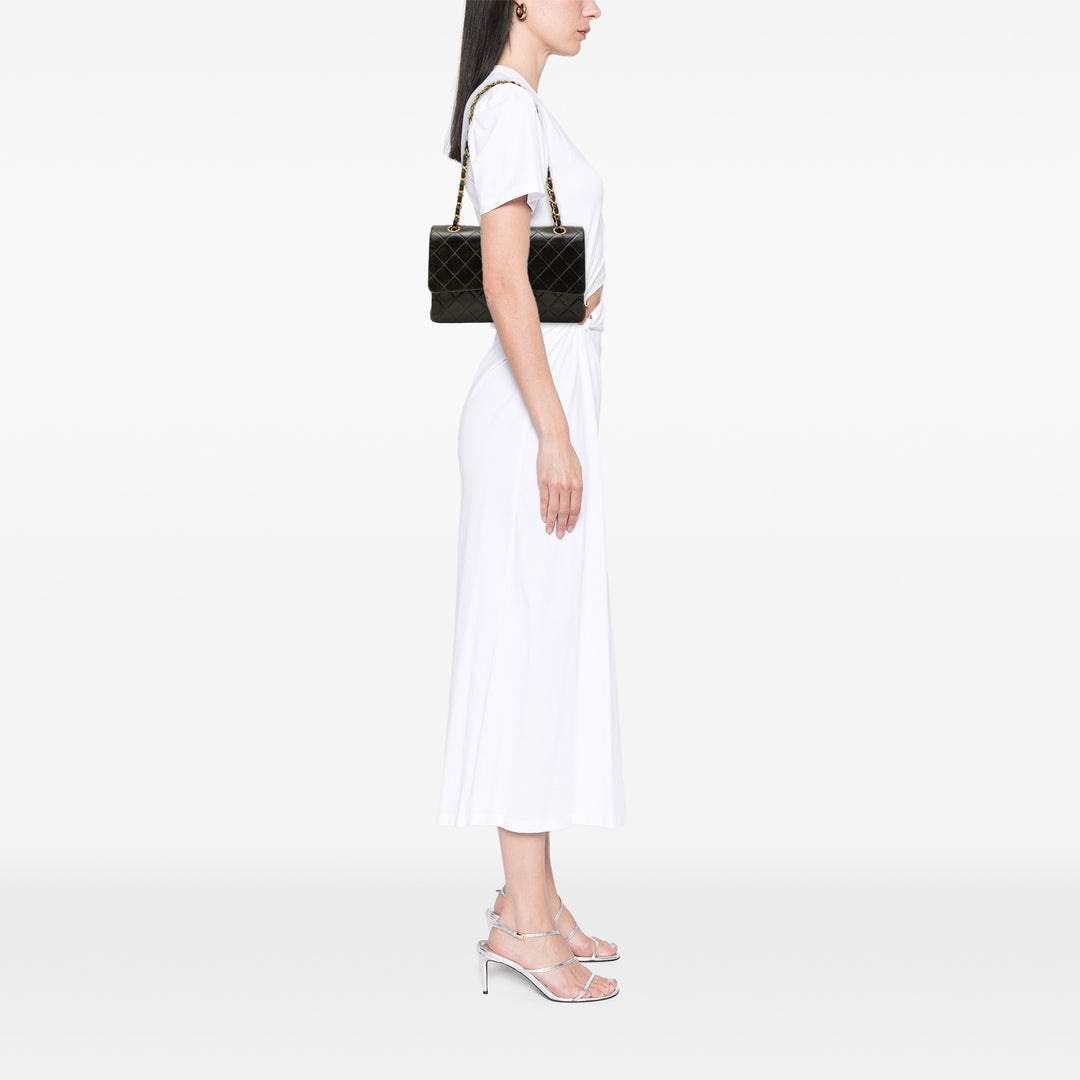 Chanel Classic Double rabat Moyen Cuir d'agneau Noir – vue 7 – GABY PARIS