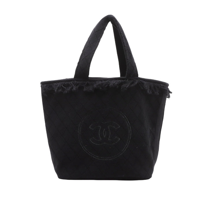 Chanel CC Terry Cotton Beach Cabas