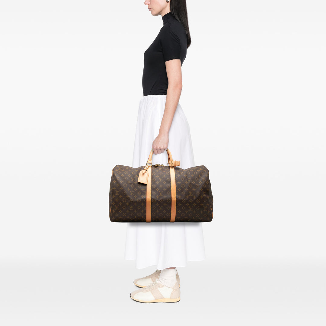 Louis Vuitton Monogram Keepall 55