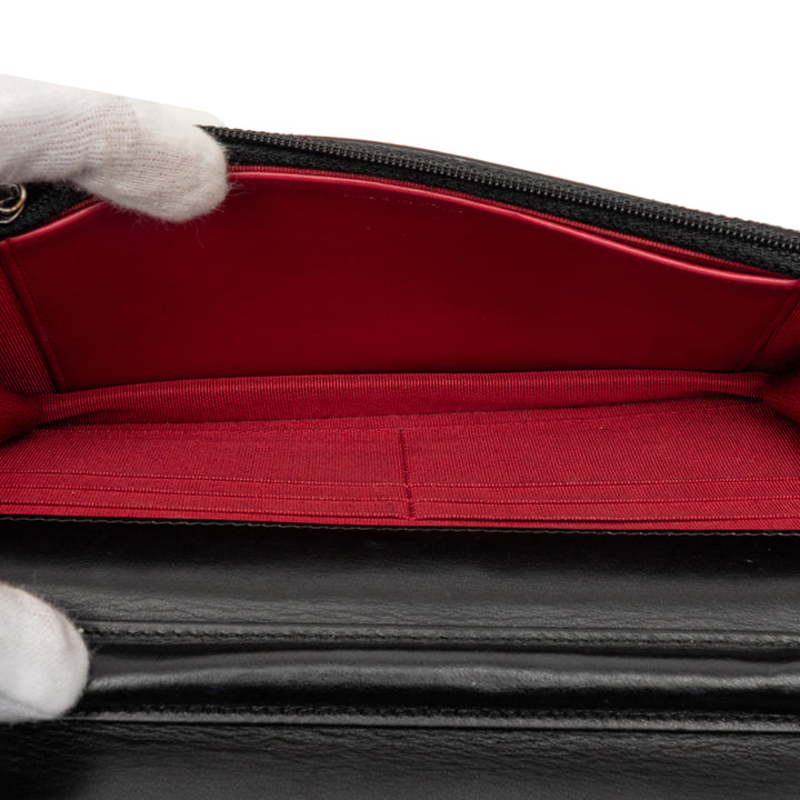 Chanel Bicolor Matelassé vieilli Cuir de veau Gabrielle Wallet on Chain