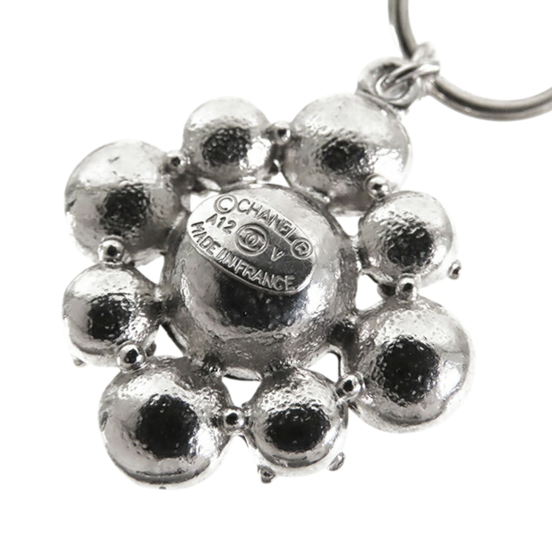 Chanel CC Argenté Plated Crystal Dangle Boucle d’oreilles Argenté – GABY PARIS Authentique