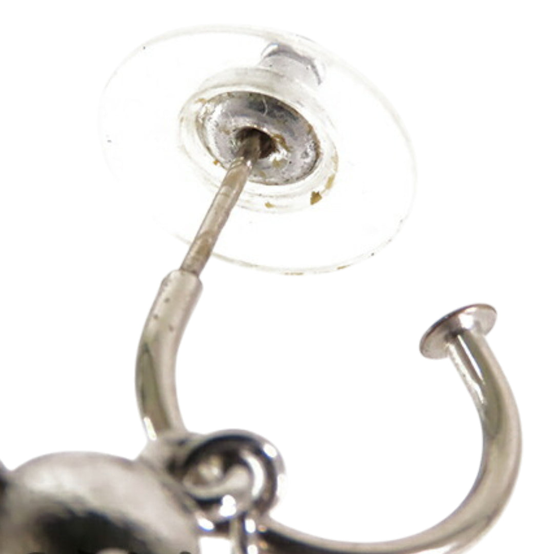 Chanel CC Argenté Plated Crystal Dangle Boucle d’oreilles Argenté – GABY PARIS Authentique