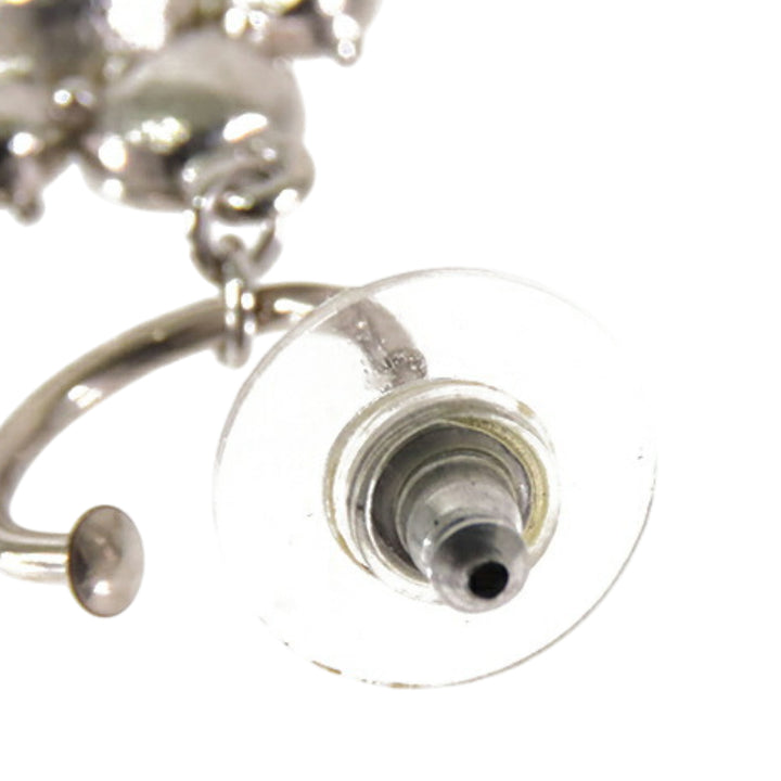 Chanel CC Argenté Plated Crystal Dangle Boucle d’oreilles Argenté – GABY PARIS Authentique