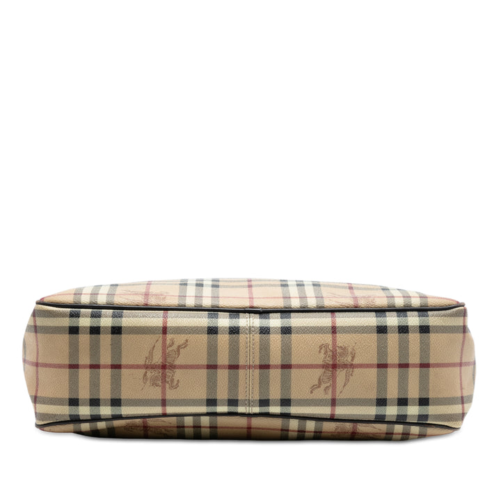 Burberry Haymarket Check Coated Toile Messenger Sac