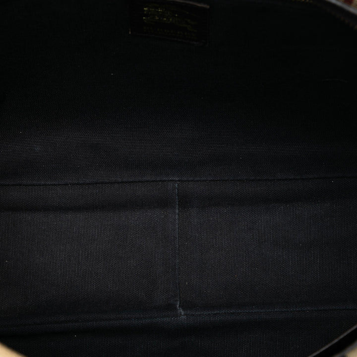 Burberry Haymarket Check Coated Toile Messenger Sac