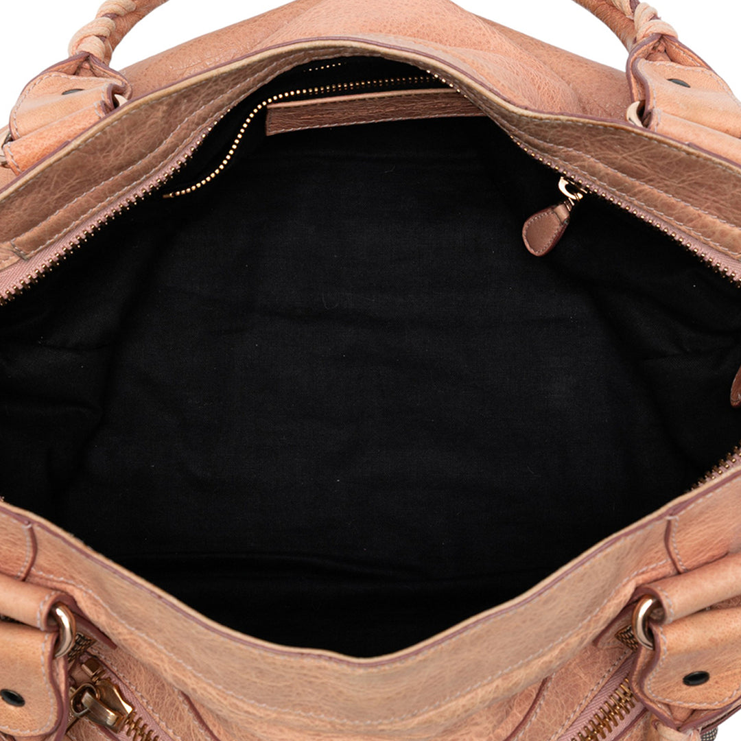 Balenciaga Cuir d’agneau Motocross Giant 21 Classic City Sac cartable